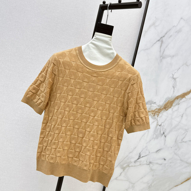 HERMES 26S SHORT SLEEVE SWEATER 545