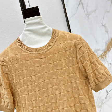 HERMES 26S SHORT SLEEVE SWEATER 545
