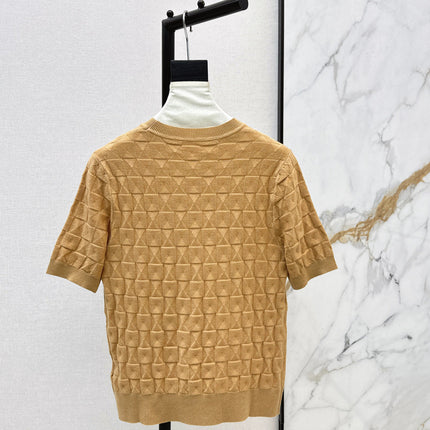 HERMES 26S SHORT SLEEVE SWEATER 545