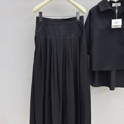 HERMES 26S SHIRT AND SKIRT SET 525