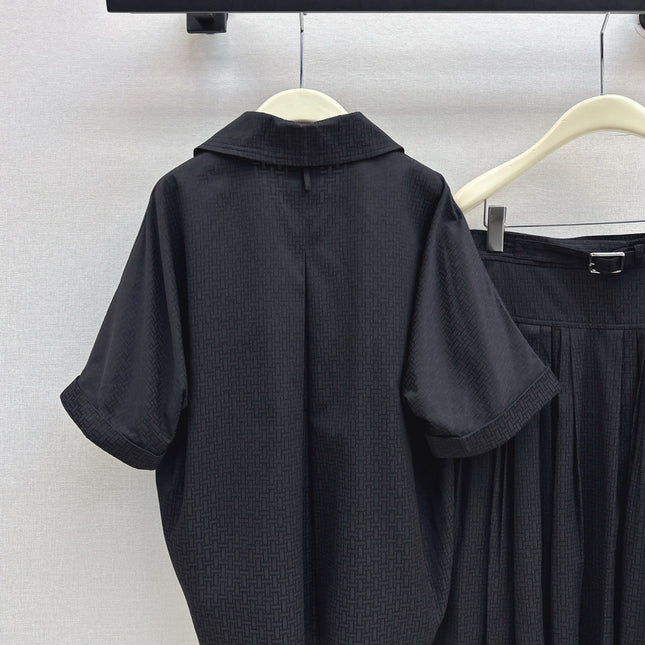HERMES 26S SHIRT AND SKIRT SET 525