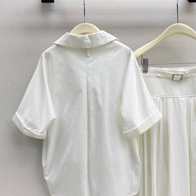 HERMES 26S SHIRT AND SKIRT SET 524