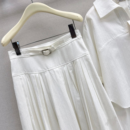 HERMES 26S SHIRT AND SKIRT SET 524