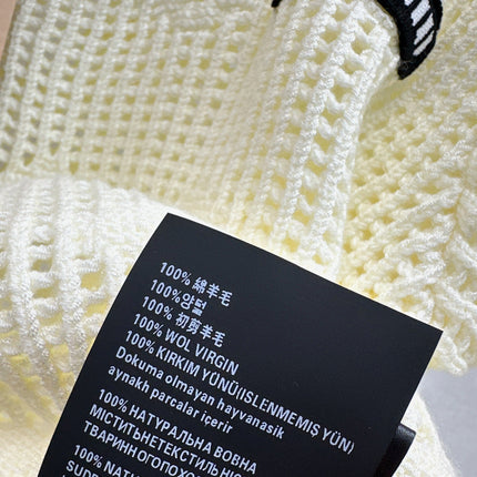 MIUMIU 26S KNIT TOP AND SKIRT SET STYLE 1042