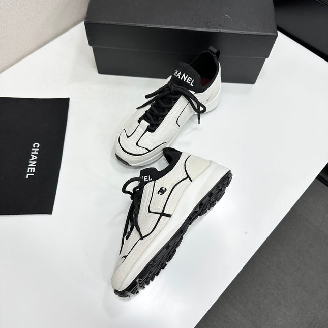 CHANEL 26S SNEAKERS IN WHITE CALFSKIN