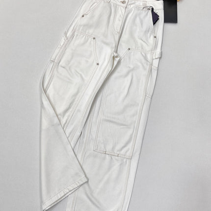 PRADA 25S DENIM WIDE-LEG PANTS 372