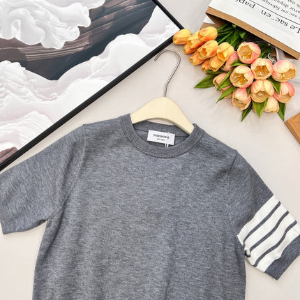 THOM SHORT-SLEEVE KNIT TOP 838140