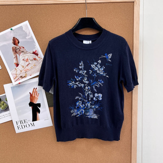 DIOR 26S SHORT-SLEEVE SWEATER 1193