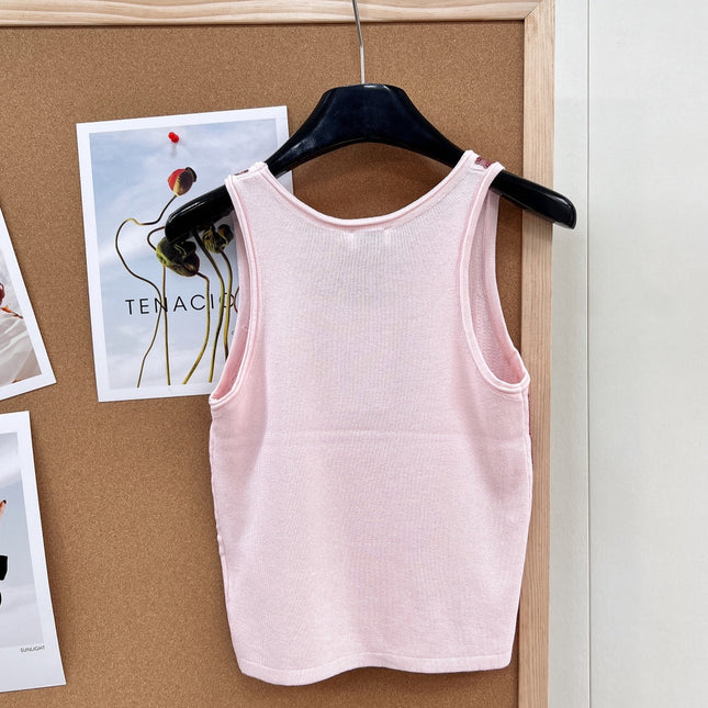 CELINE 26S SEQUIN KNIT TANK TOP 141