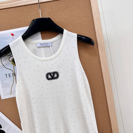 VALENTINO 26S EMBELLISHED SLEEVELESS SWEATER STYLE 88