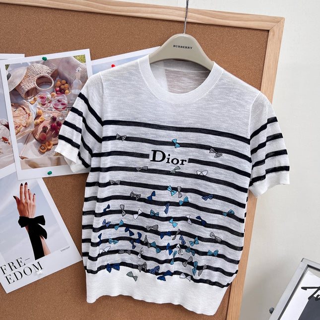 DIOR 26S SHORT-SLEEVED SWEATER 1269