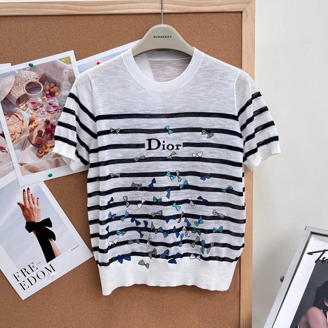 DIOR 26S SHORT-SLEEVED SWEATER 1269