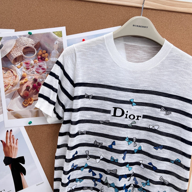 DIOR 26S SHORT-SLEEVED SWEATER 1269