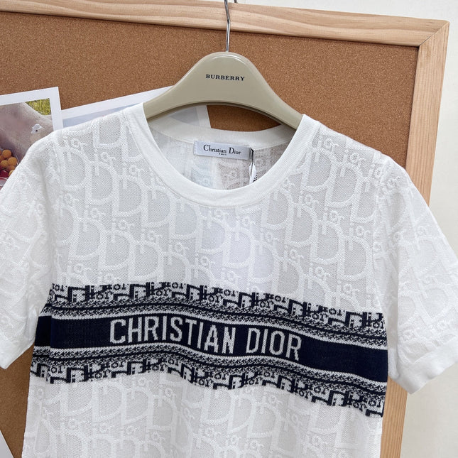 DIOR 26S SHORT-SLEEVED SWEATER 1245