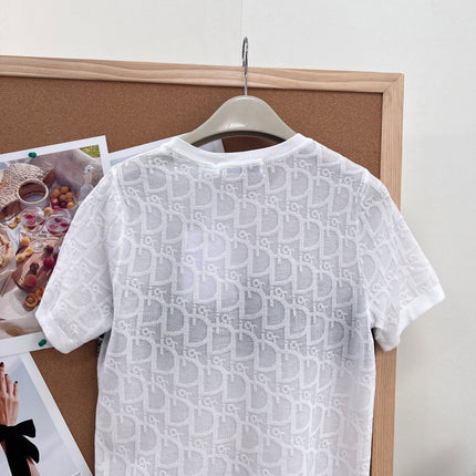 DIOR 26S SHORT-SLEEVED SWEATER 1245