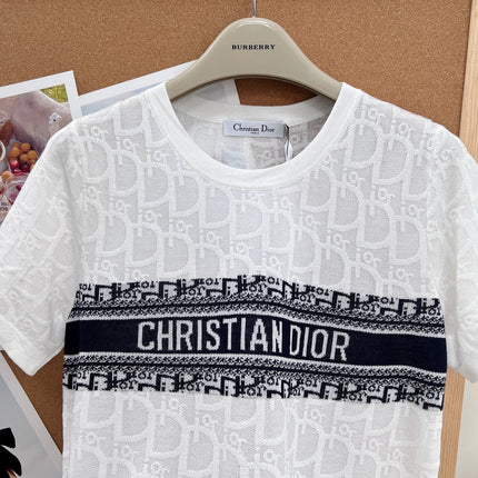DIOR 26S SHORT-SLEEVED SWEATER 1245