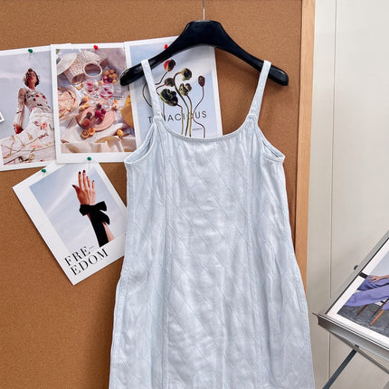 CHANEL 26S DENIM CAMI DRESS 1410