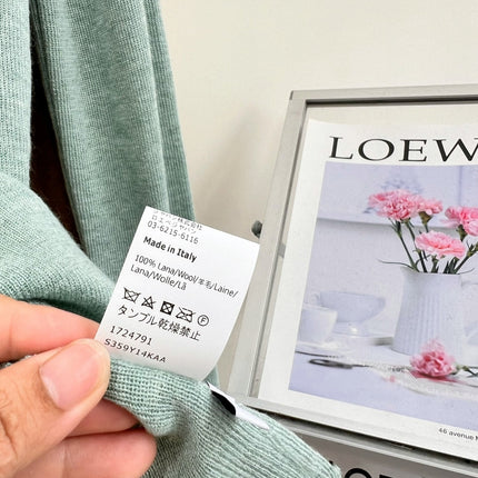 LOEWE 26S LONG-SLEEVE KNIT TOP 670