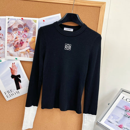 LOEWE 26S LONG-SLEEVE KNIT TOP 669