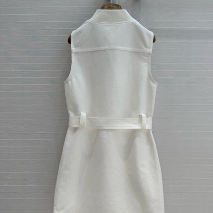 HERMES SLEEVELESS ZIPPER DRESS 276155