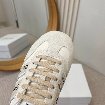 DIOR 26S SNEAKERS IN CREAM WHITE SUEDE