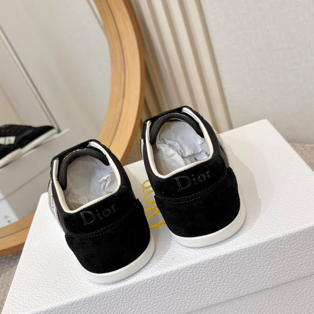 DIOR 26S SNEAKERS IN BLACK SUEDE