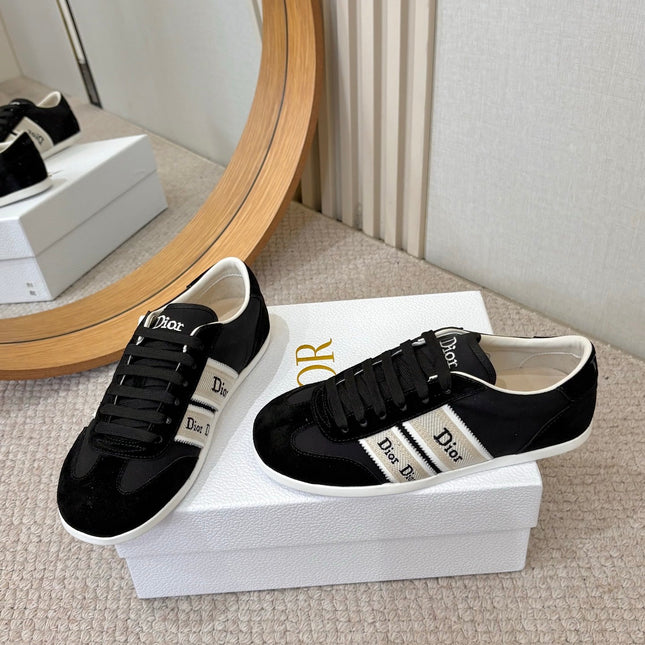 DIOR 26S SNEAKERS IN BLACK SUEDE