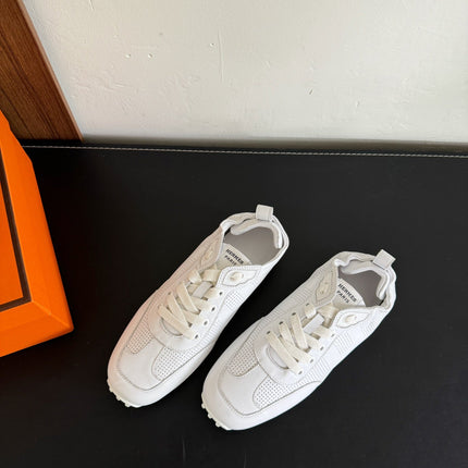 SKATEBOARD SHOES WHITE CALFSKIN
