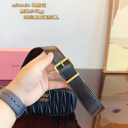 ARCADIE 27 IN BLACK NAPPA LEATHER