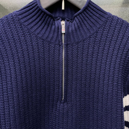 THOM 26S BAR FUNNEL NECK PULLOVER 349