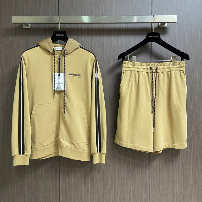 MONCLER 26S HOODIE AND SHORTS SET 694