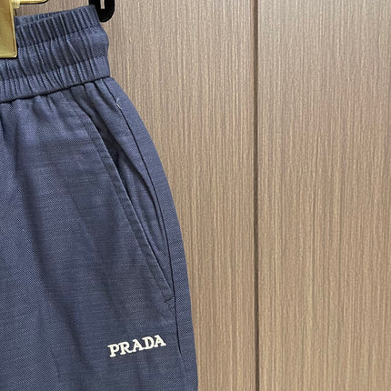 PRADA 26S WIDE-LEG STRAIGHT TROUSERS 1023