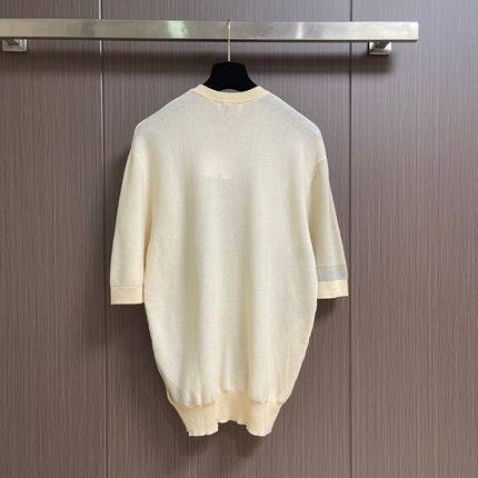 HERMES 26S SHORT-SLEEVE KNIT TOP 671