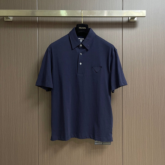 PRADA 26S SHORT-SLEEVE POLO SHIRT STYLE 963