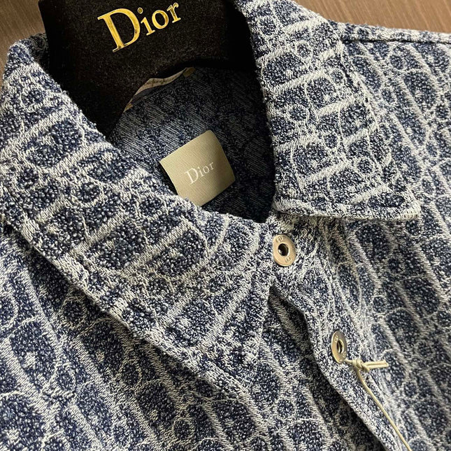 DIOR 26S JACQUARD DENIM SHIRT 1297