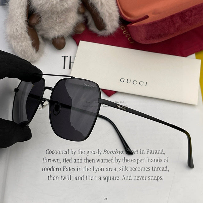 SQUARE FRAME SUNGLASSES 0863 IN METAL