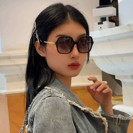SQUARE FRAME SUNGLASSES G6640 IN METAL