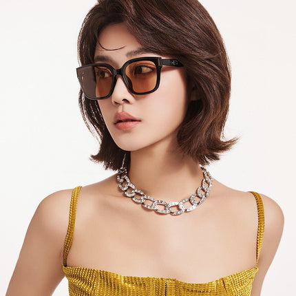 FOLDABLE SQUARE FRAME SUNGLASSES G4319 IN ACETATE