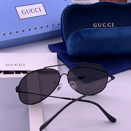 GUCCI 26S AVIATOR FRAME IN METAL 424700