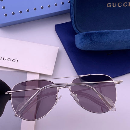 GUCCI 26S AVIATOR FRAME IN METAL 424702