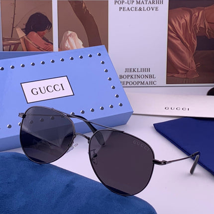 GUCCI 26S AVIATOR FRAME IN METAL 424703