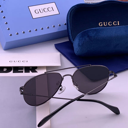 GUCCI 26S AVIATOR FRAME IN METAL 424703