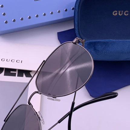 GUCCI 26S AVIATOR FRAME IN METAL 424703