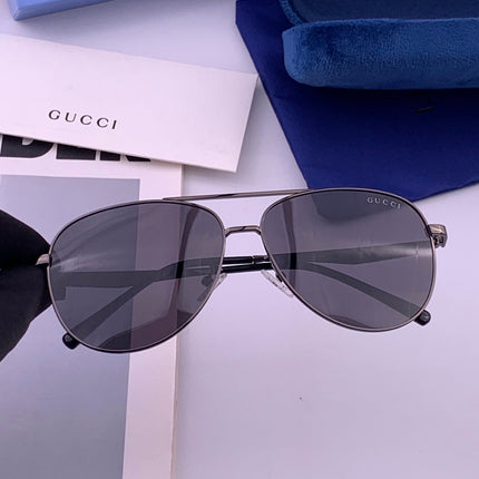 GUCCI 26S AVIATOR FRAME IN METAL 424704
