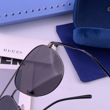 GUCCI 26S AVIATOR FRAME IN METAL 424704