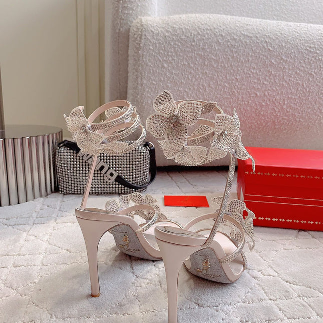 FLORIANE NUDE PINK SANDAL 95 MM