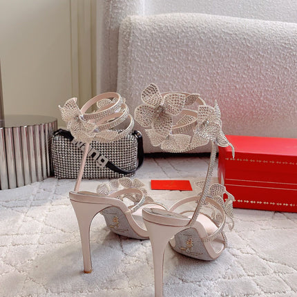 FLORIANE NUDE PINK SANDAL 95 MM