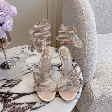 FLORIANE NUDE PINK SANDAL 95 MM