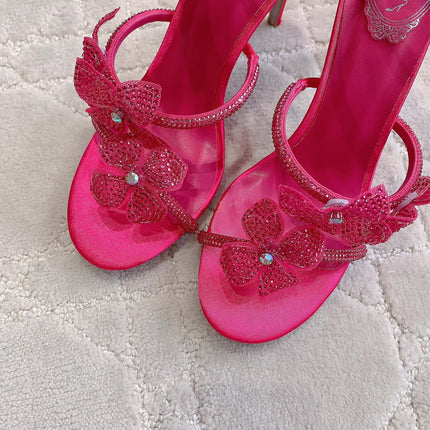 FLORIANE BRIGHT PINK SANDAL 95 MM
