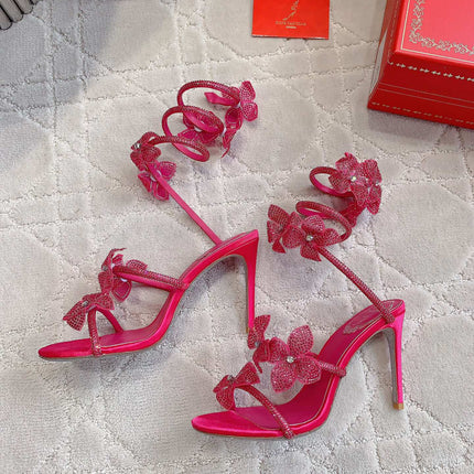 FLORIANE BRIGHT PINK SANDAL 95 MM